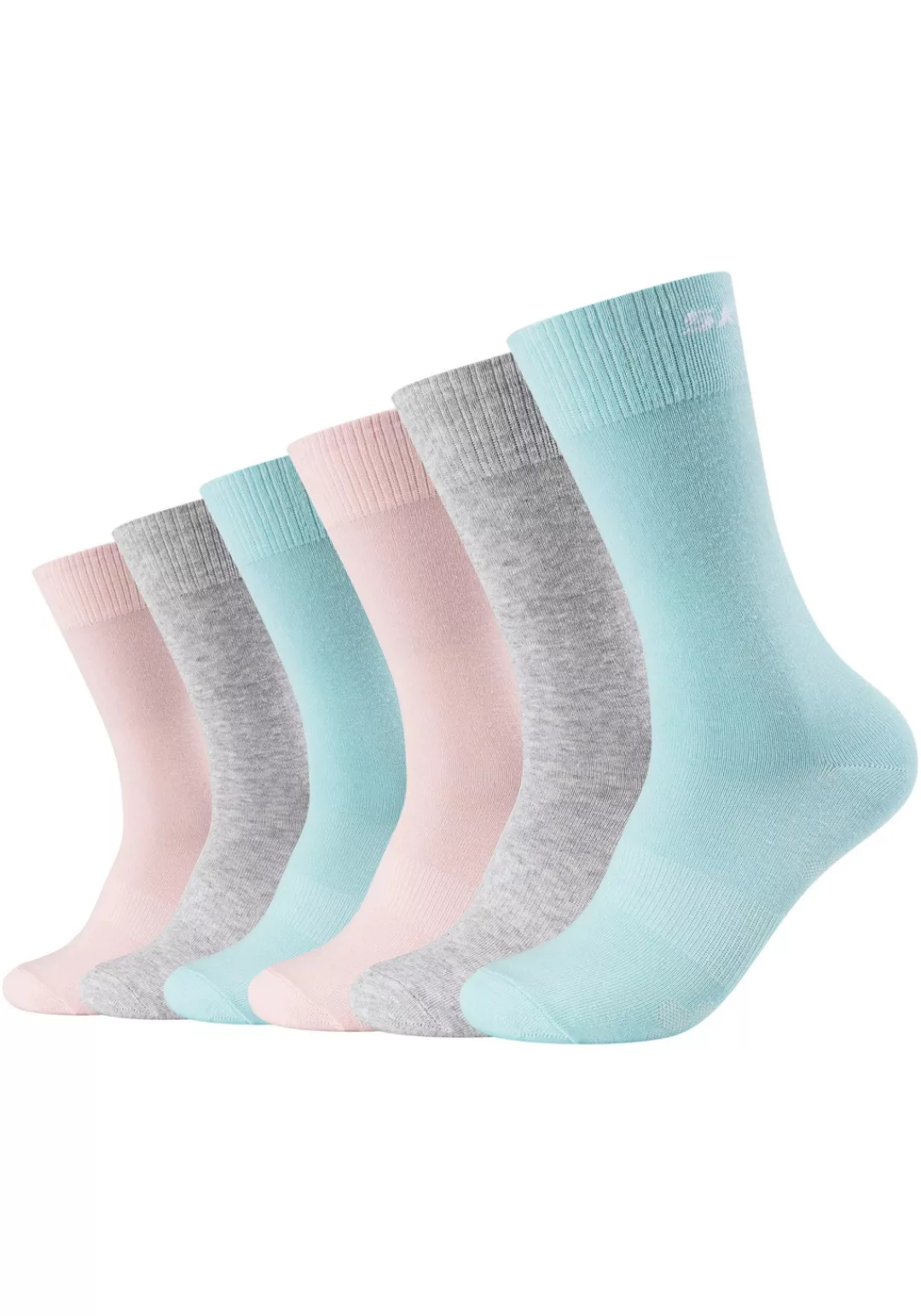 Skechers Socken, (6er Pack), mit verstärktem Fersen- und Zehenbereich günstig online kaufen