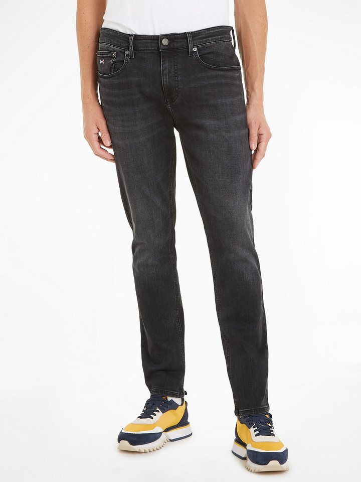 Tommy Jeans Tapered-fit-Jeans mit Logostickereien günstig online kaufen