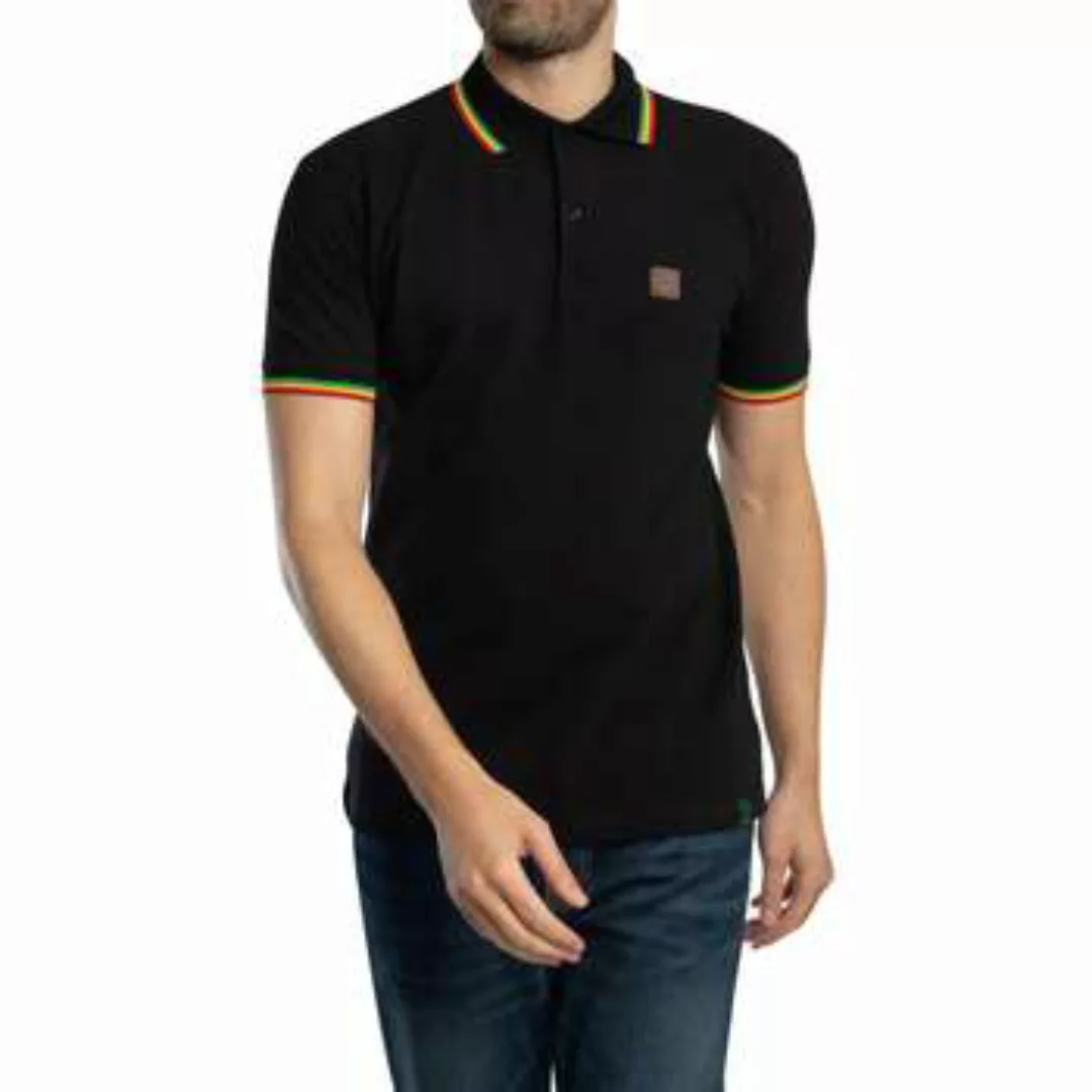 Trojan  Poloshirt Piqué-Poloshirt mit dreifarbigen Streifen günstig online kaufen