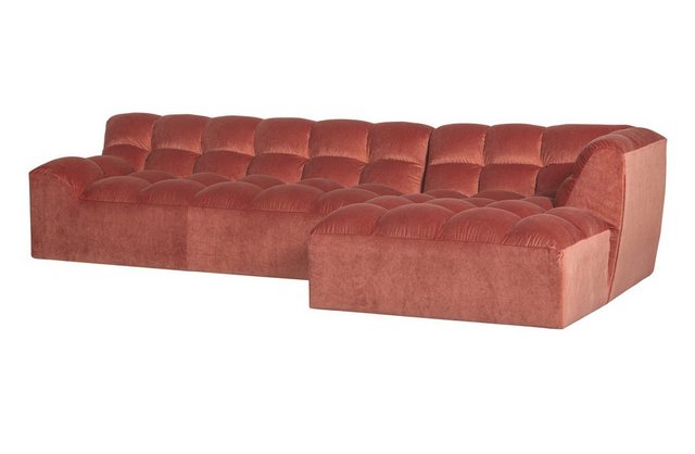 WOOOD Ecksofa Allure aus Samt Rechts günstig online kaufen