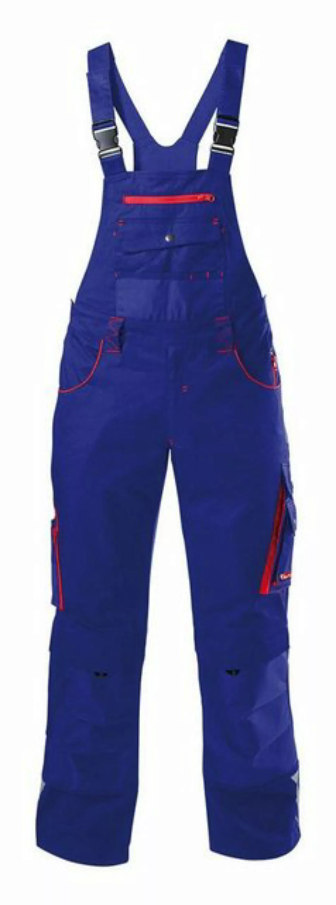 fortis Latzhose Herren 24 Blue / red Größe 50 günstig online kaufen