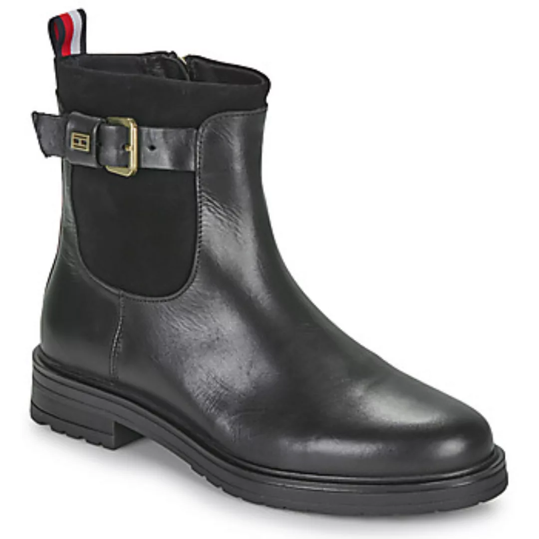 Tommy Hilfiger  Stiefeletten THERMO MATERIAL MIX BELT BOOTIE günstig online kaufen