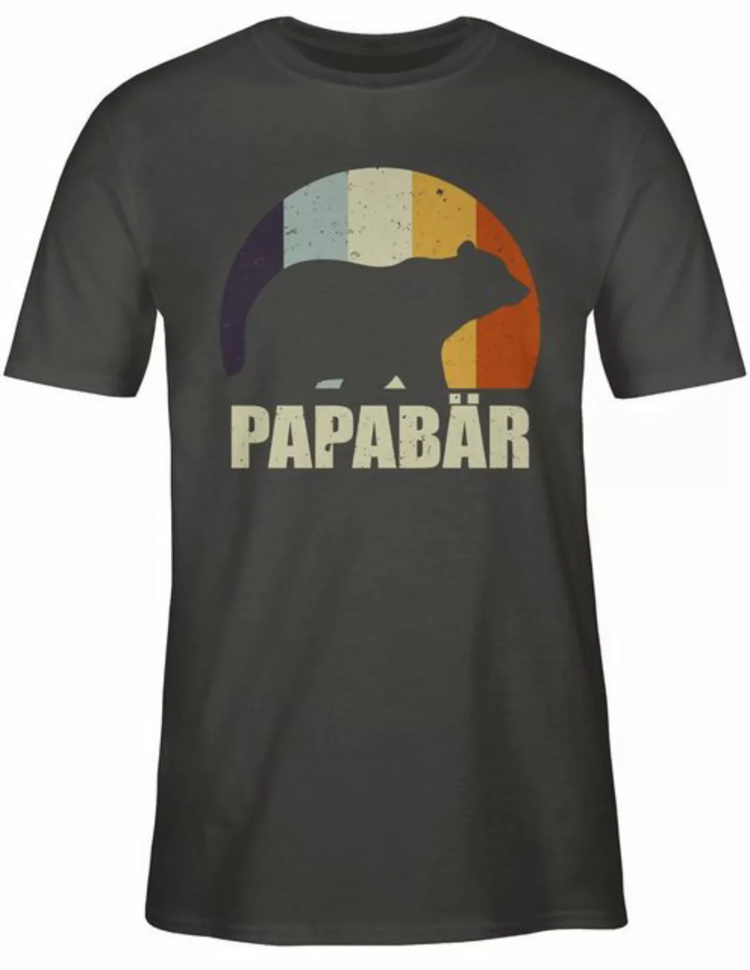 Shirtracer T-Shirt Papa Bär Papa Bear Vatertag Geschenk für Papa günstig online kaufen