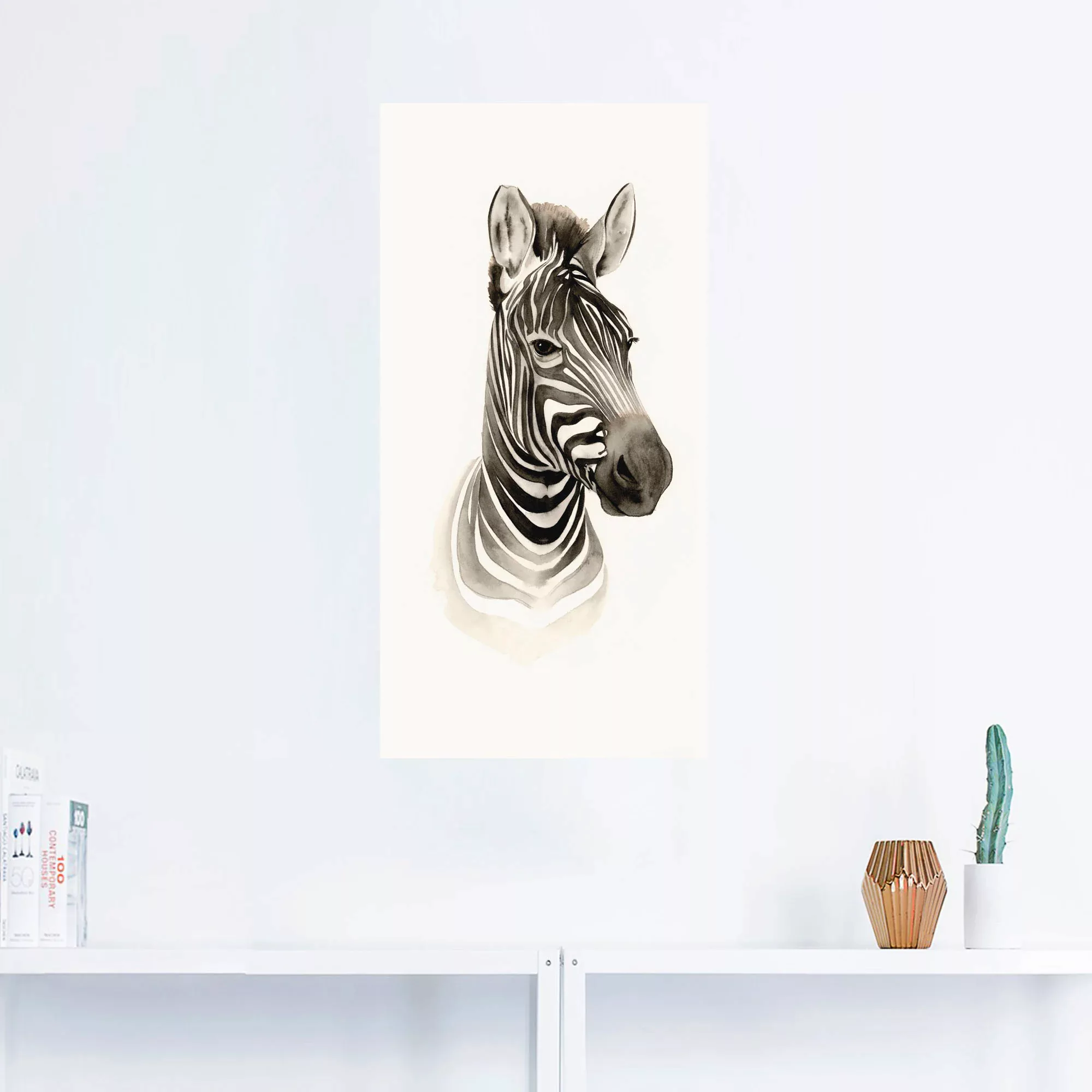 Artland Wandbild "Safari Porträt I", Wildtiere, (1 St.), als Alubild, Outdo günstig online kaufen