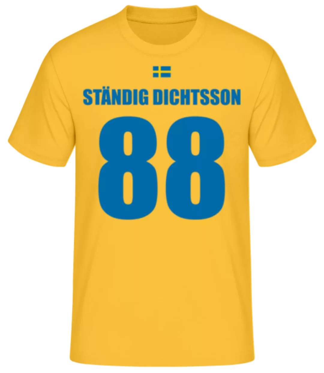 Schweden FußballTrikot Ständig Dichtsson · Männer Basic T-Shirt günstig online kaufen