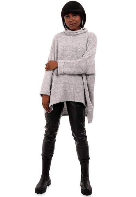 YC Fashion & Style Longpullover Oversized Pullover mit Rollkragen One Size günstig online kaufen