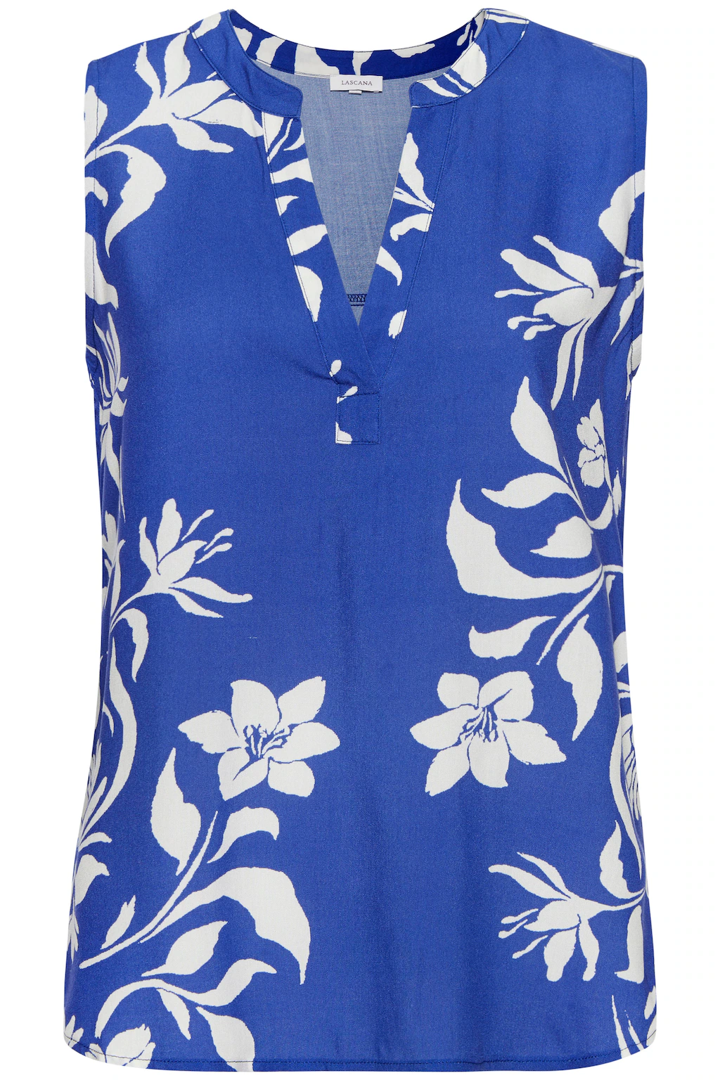 LASCANA Blusentop, mit Blumenprint und V-Ausschnitt, Blusenshirt günstig online kaufen