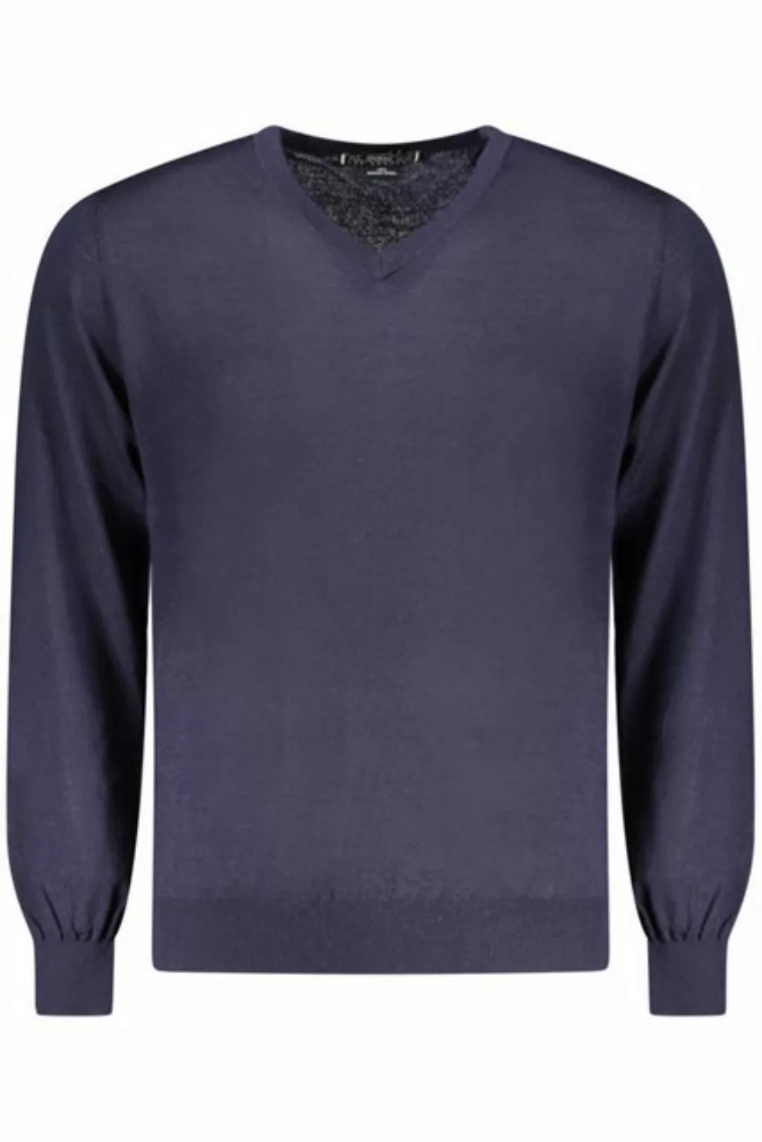 GUESS JEANS Strickpullover Eleganter Herrenpullover in Blau mit V-Ausschnit günstig online kaufen