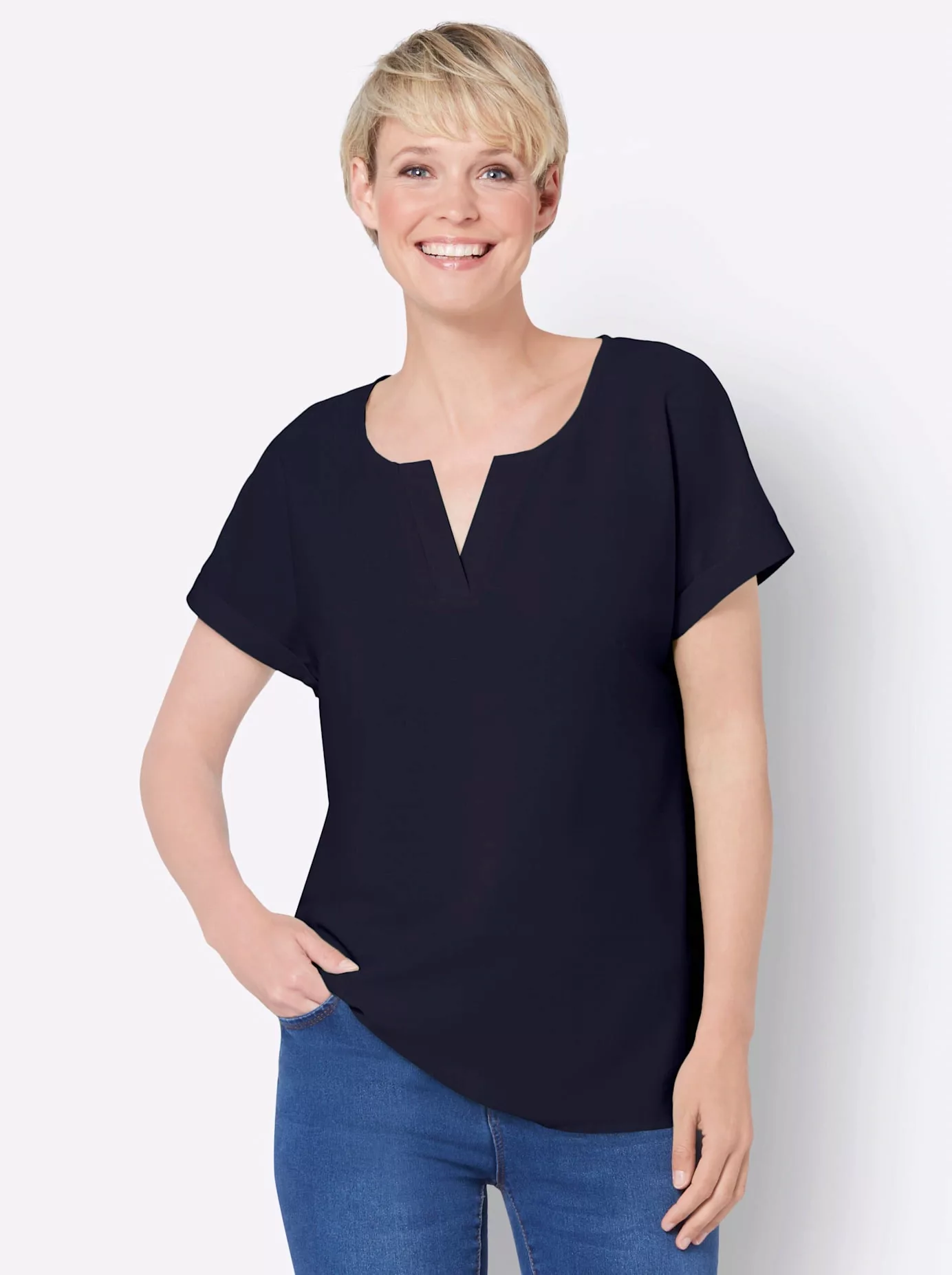 Classic Basics Schlupfbluse günstig online kaufen