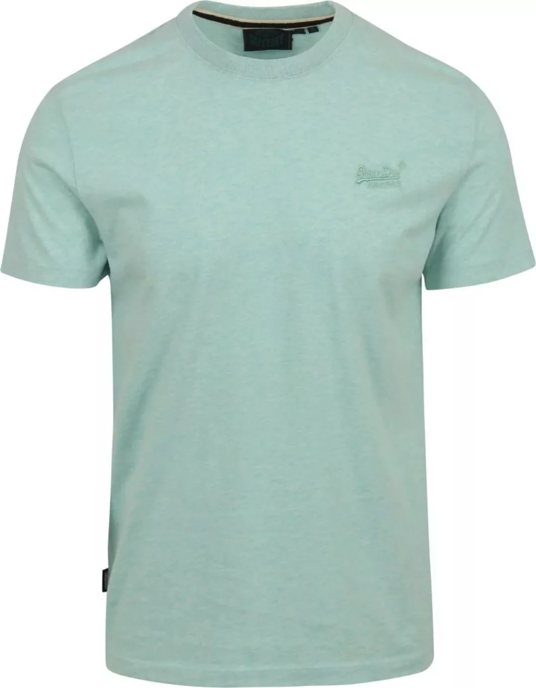 Superdry T-Shirt VINTAGE LOGO EMB TEE Light Mint Green Marl günstig online kaufen