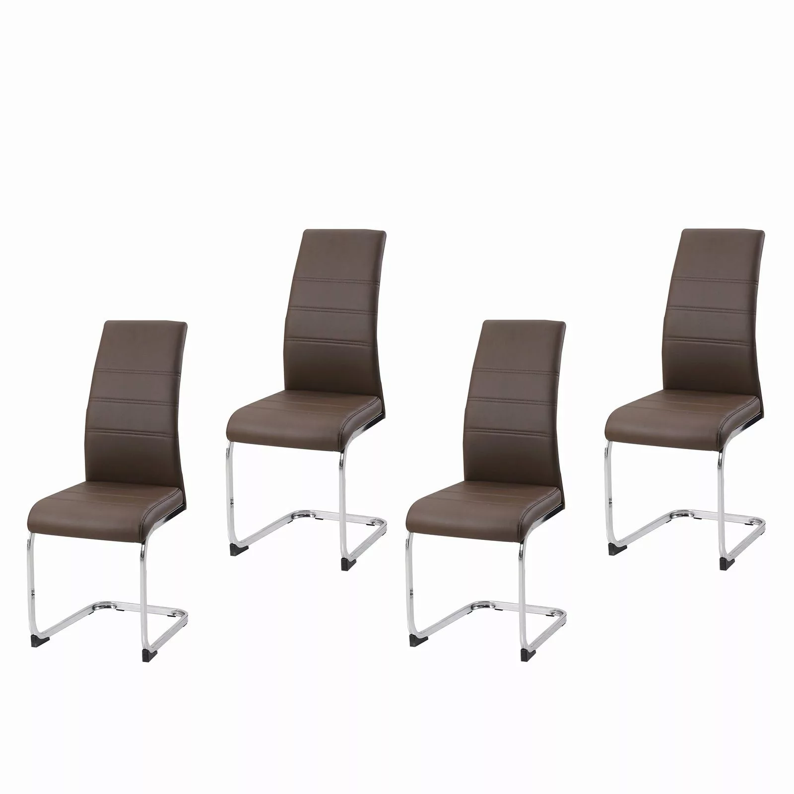 HTI-Line Freischwinger Schwingstuhl SallyC PU 4er günstig online kaufen
