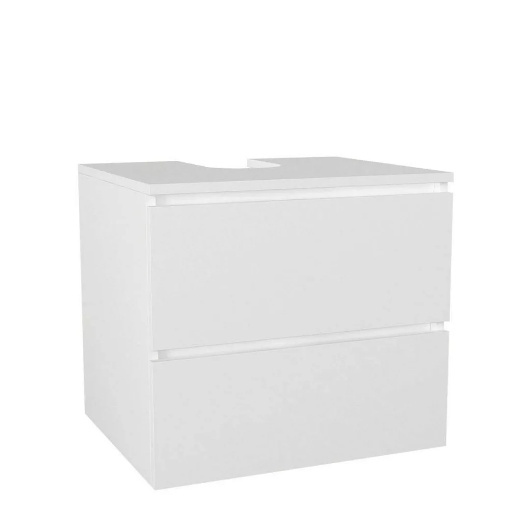 Waschbeckenunterschrank Carmita weiß B/H/T: ca. 60x53,8x49 cm günstig online kaufen
