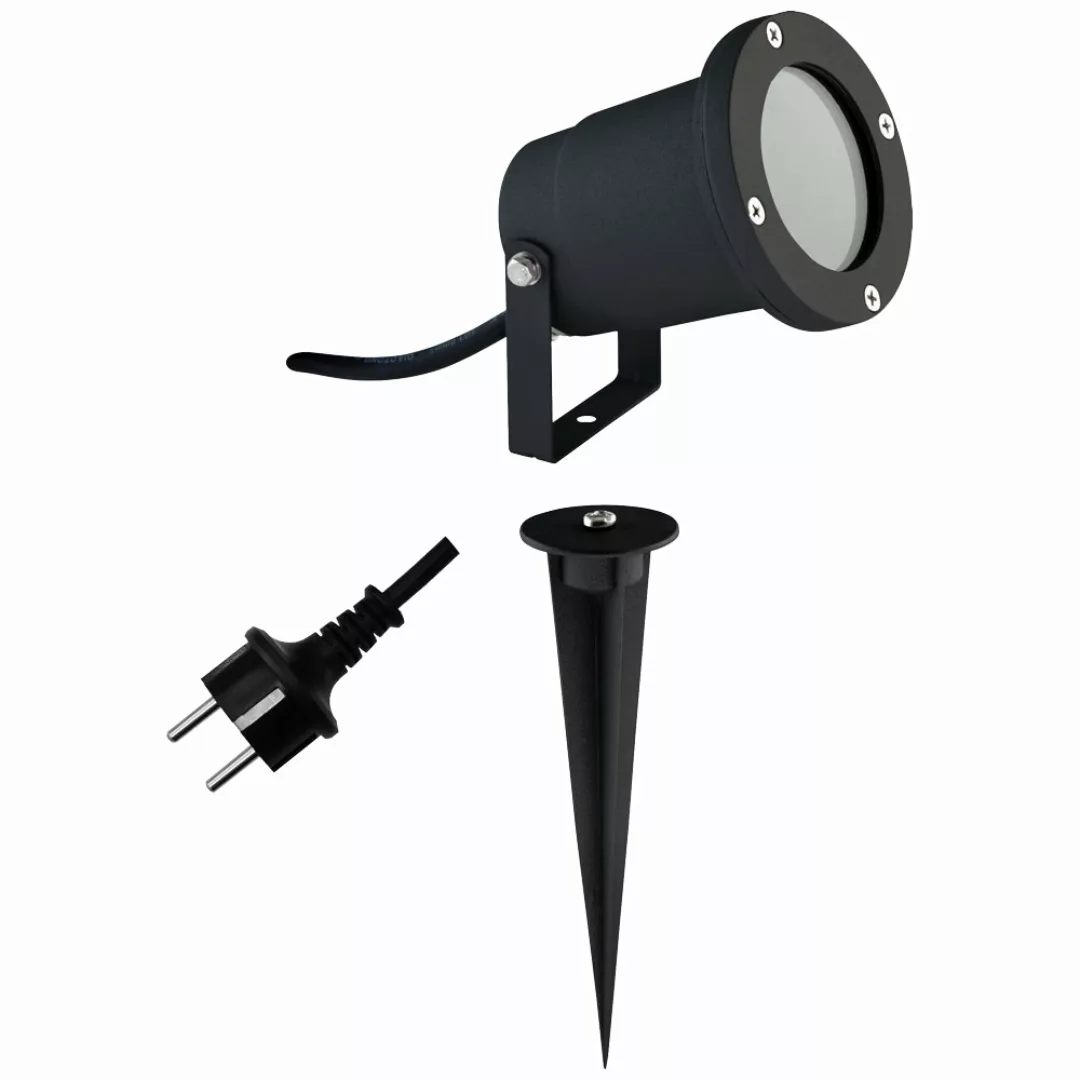 EVN Lichttechnik ALU-Spot mit Erdspiess IP54 230V GU10 545239 günstig online kaufen