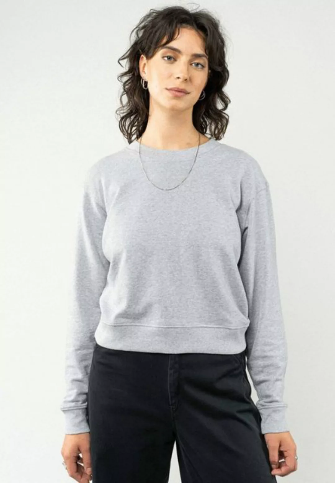 MELA Sweatshirt Sweatshirt RATI Rippbündchen günstig online kaufen