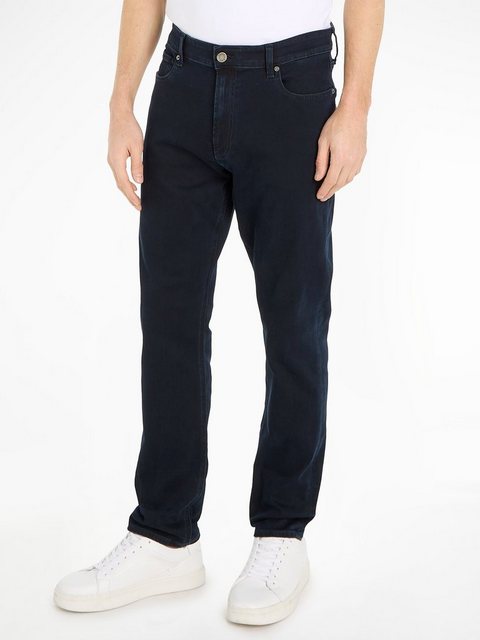 Calvin Klein Gerade Jeans TAPERED BLUE BLACK mit Markenlabel günstig online kaufen