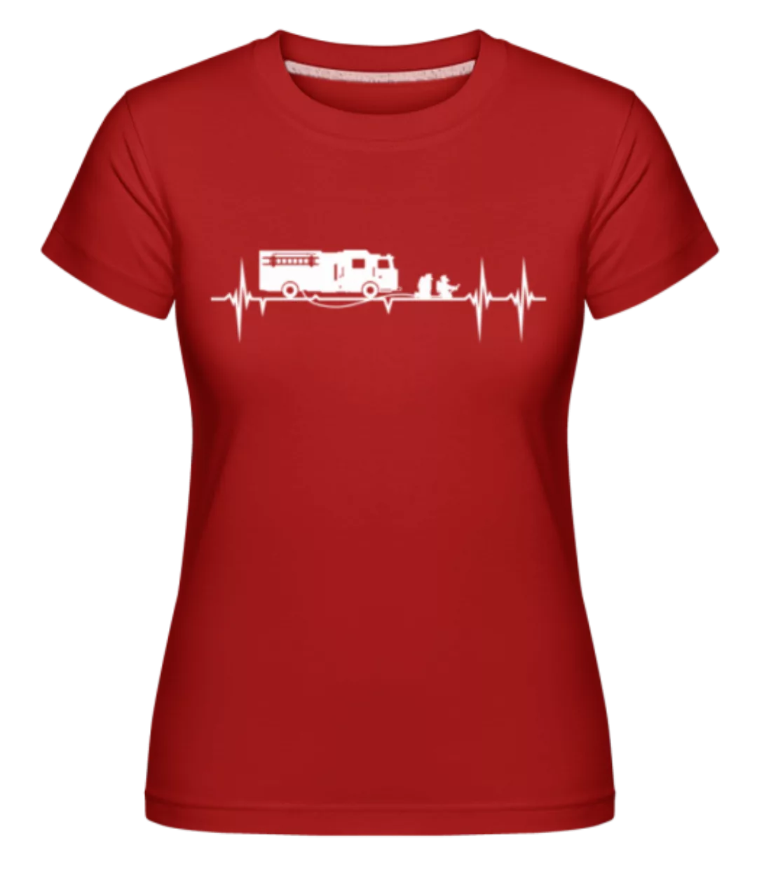 Feuerwehr Herzschlag · Shirtinator Frauen T-Shirt günstig online kaufen