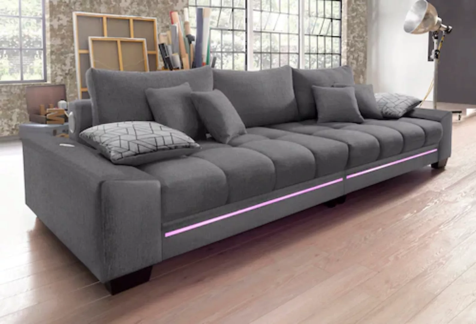 Mr. Couch Big-Sofa Nikita, wahlweise mit Kaltschaum (140kg Belastung/Sitz), günstig online kaufen