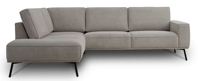 andas Ecksofa "Vosby", Breite 260 cm, Chenille, mit dekorativer Kedernaht günstig online kaufen