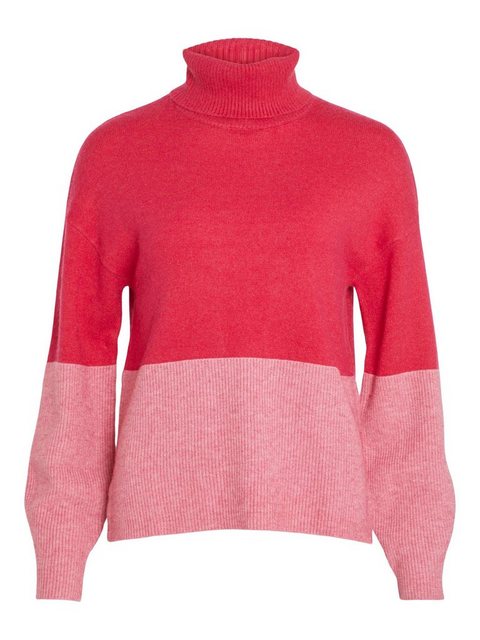 Vila Rollkragenpullover VIRIL BLOCKING ROLL-NK L/S KNIT TOP-NOOS in Colorbl günstig online kaufen