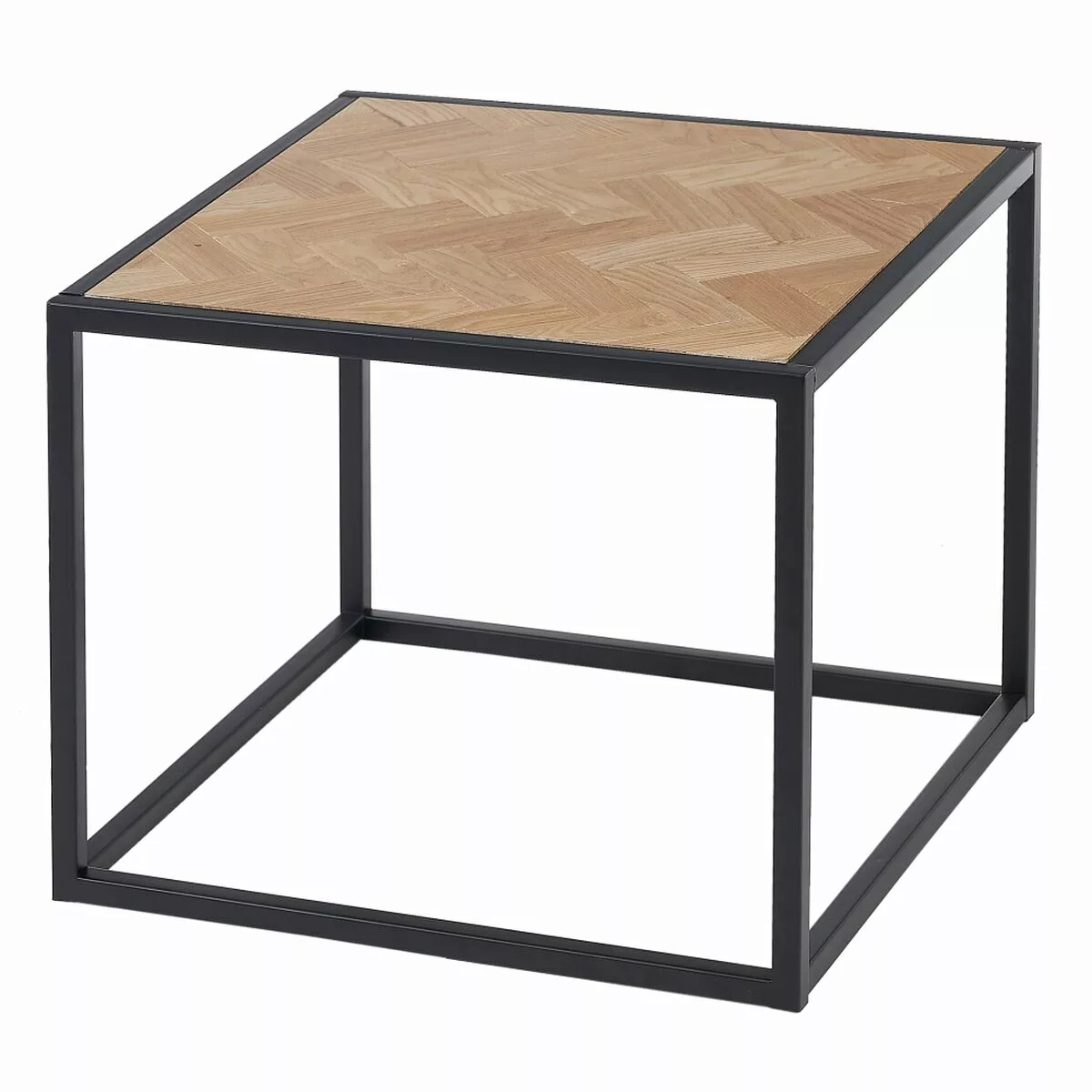 Nachttisch Spike 55 X 55 X 45 Cm Natürlich Metall Holz günstig online kaufen