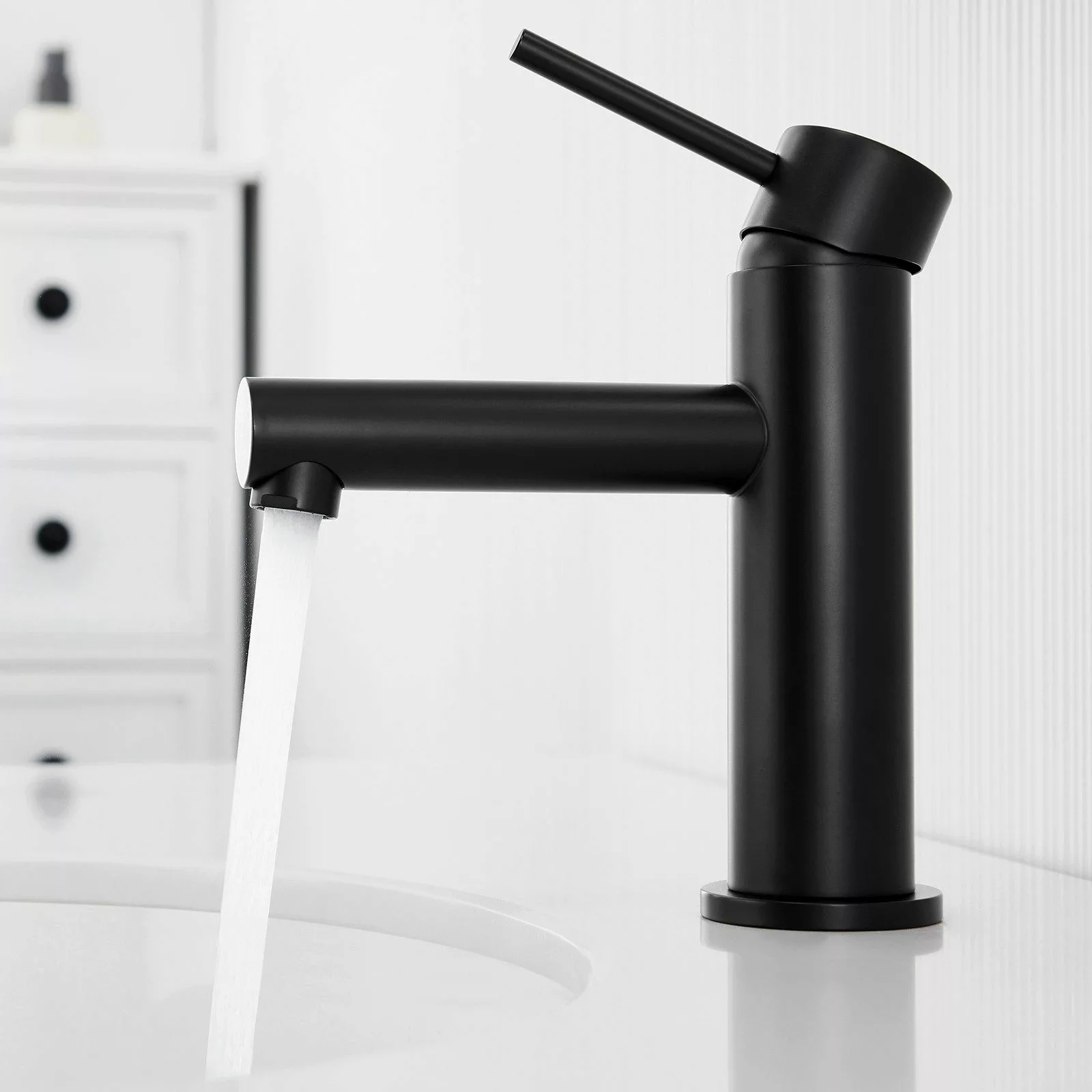 CECIPA MAX Waschtischarmatur Schwarz Badarmatur Edelstahl günstig online kaufen