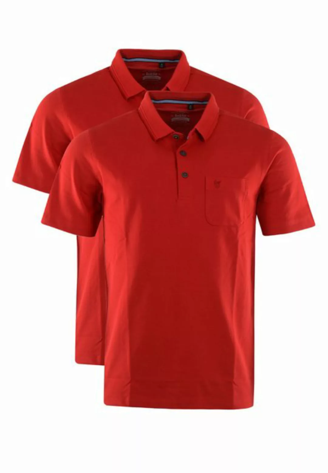 Hajo Poloshirt 2er Pack Pique (Spar-Set, 2-tlg) Poloshirt - Baumwolle - Atm günstig online kaufen