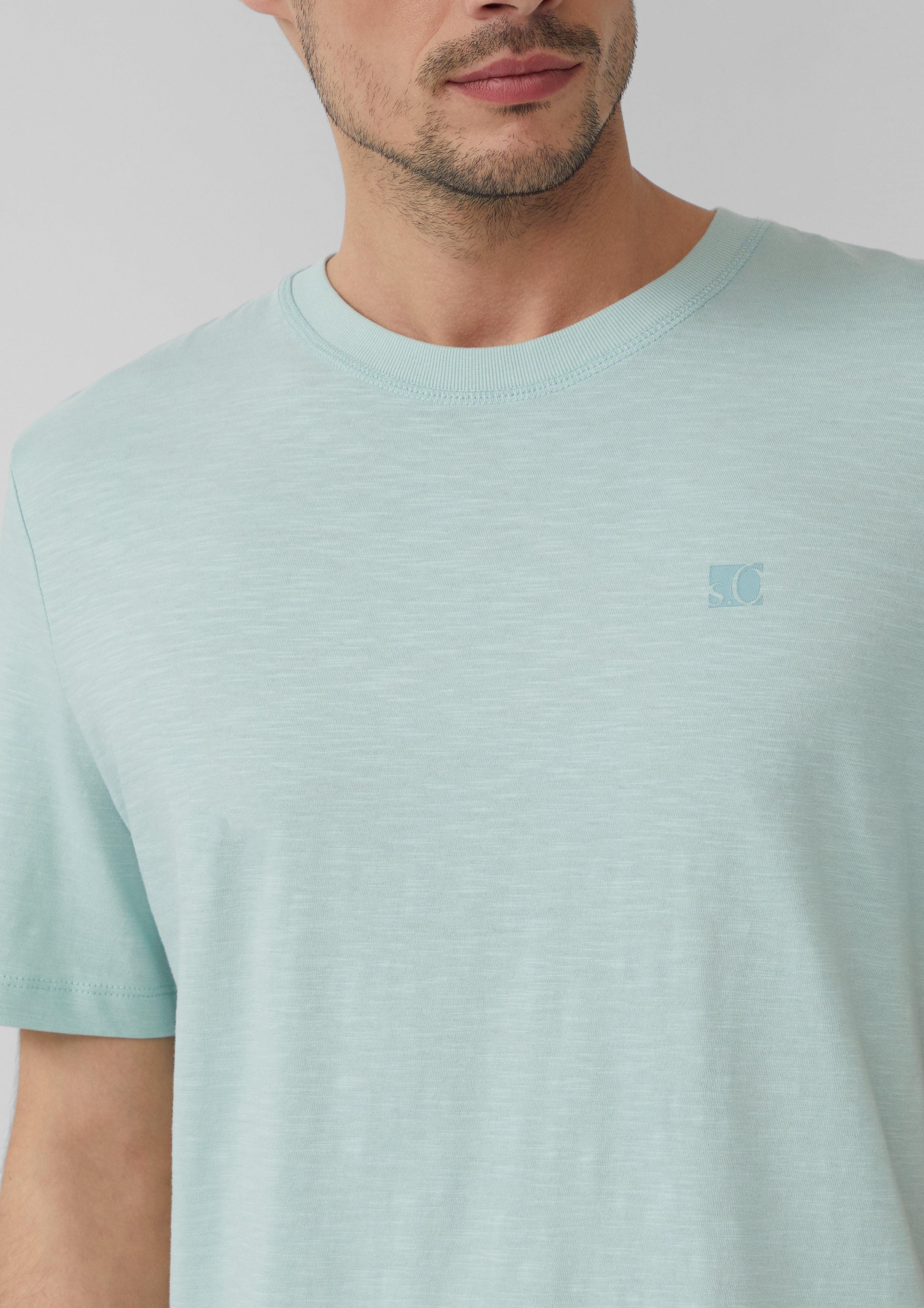 s.Oliver Kurzarmshirt Luftiges T-Shirt mit V-Ausschnitt günstig online kaufen