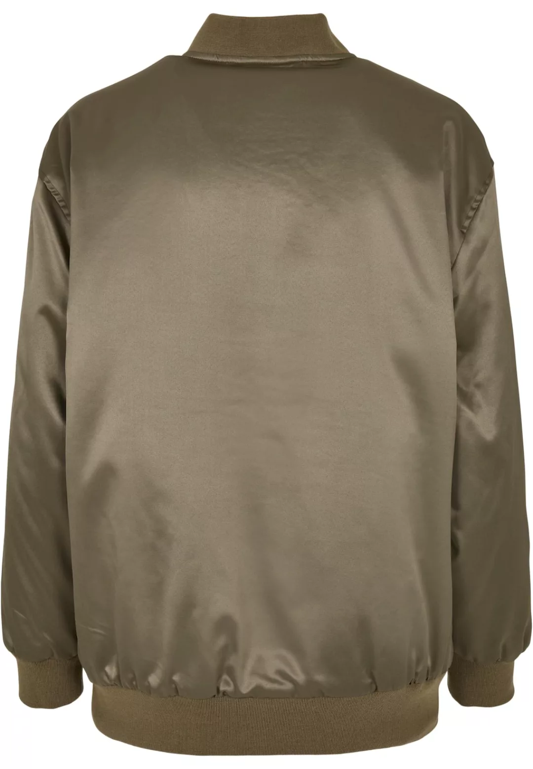 URBAN CLASSICS Sommerjacke "Damen Ladies Oversized Satin Bomber Jacket", (1 günstig online kaufen