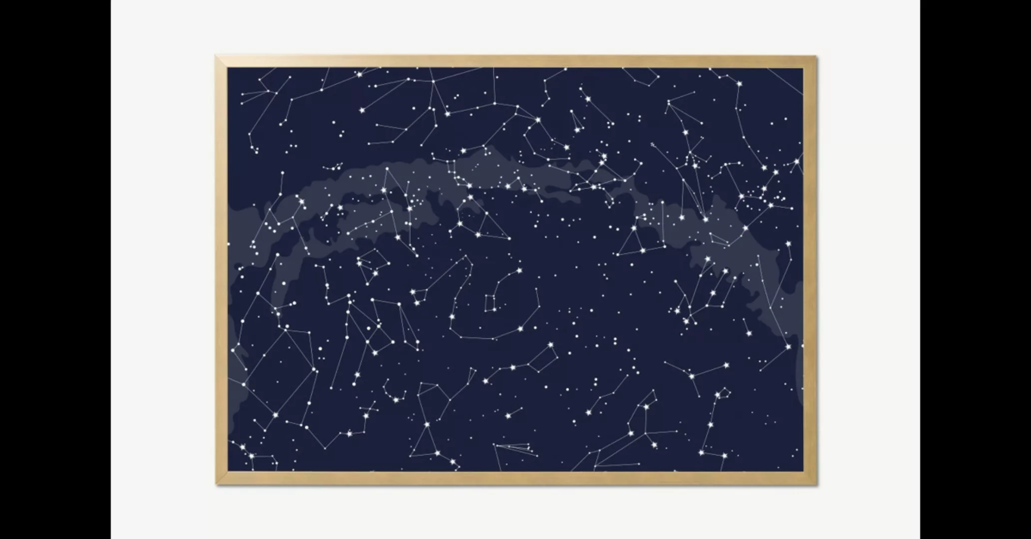 Luna Celestial, gerahmter Kunstdruck (70 x 100 cm) - MADE.com günstig online kaufen