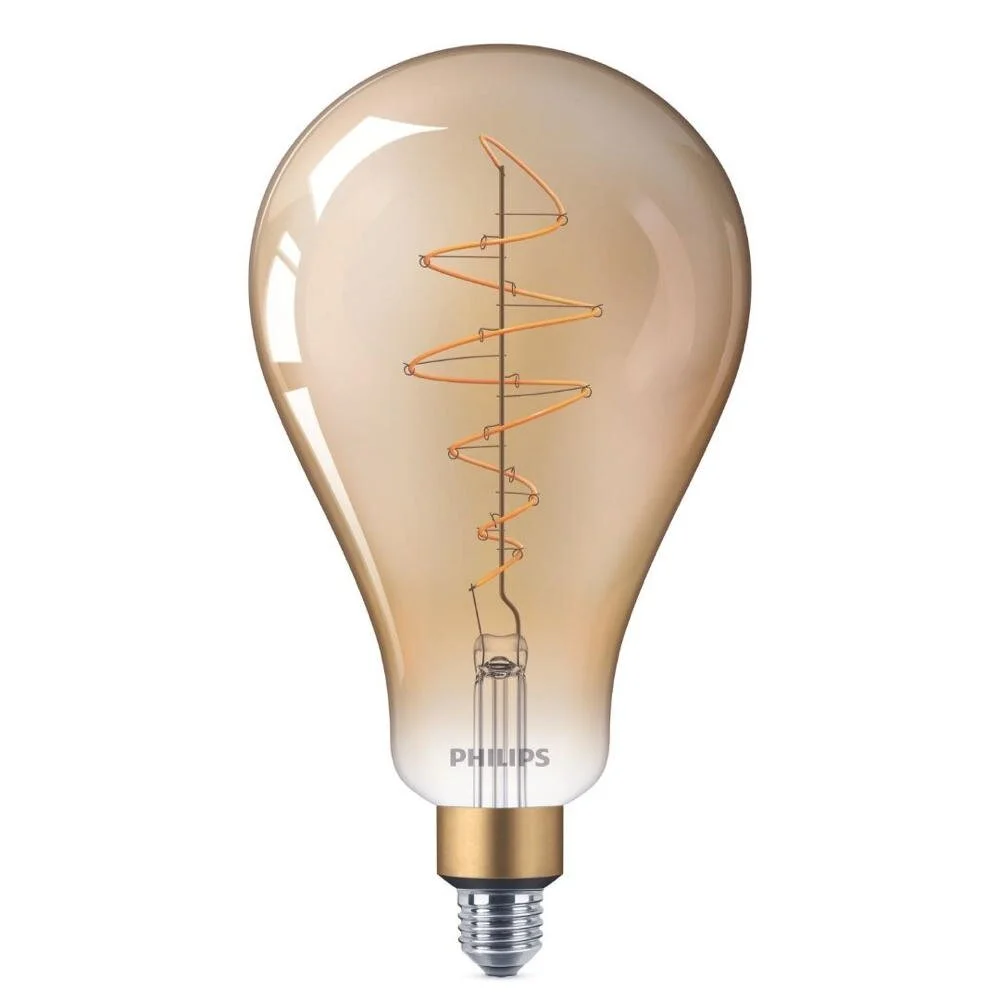 Philips LED Lampe ersetzt 40W, E27 Birne A160, gold, warmweiß, 470 Lumen, d günstig online kaufen
