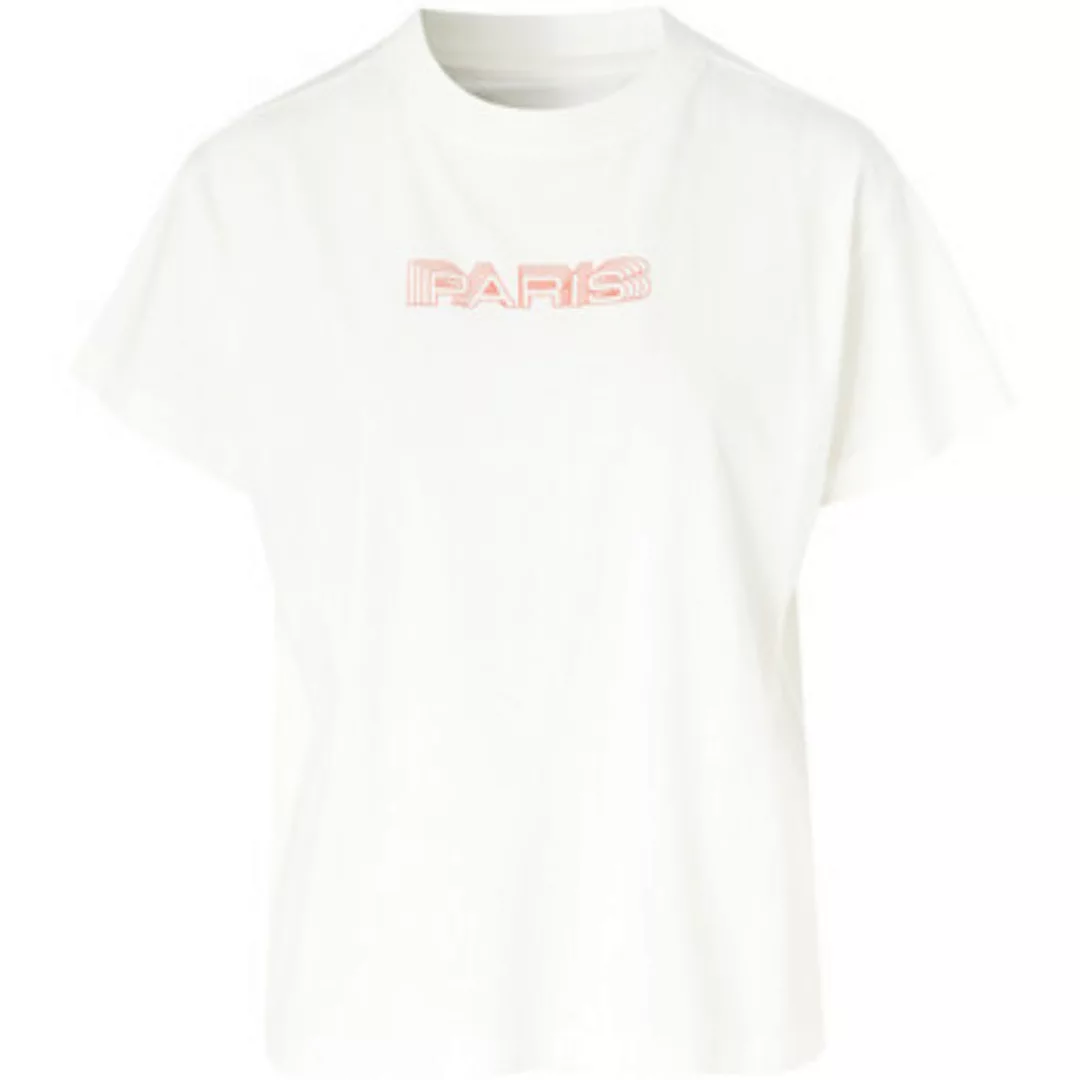 Philippe Model  T-Shirts & Poloshirts T-SHIRT FRAU BLANC CTSD-CJ01 günstig online kaufen