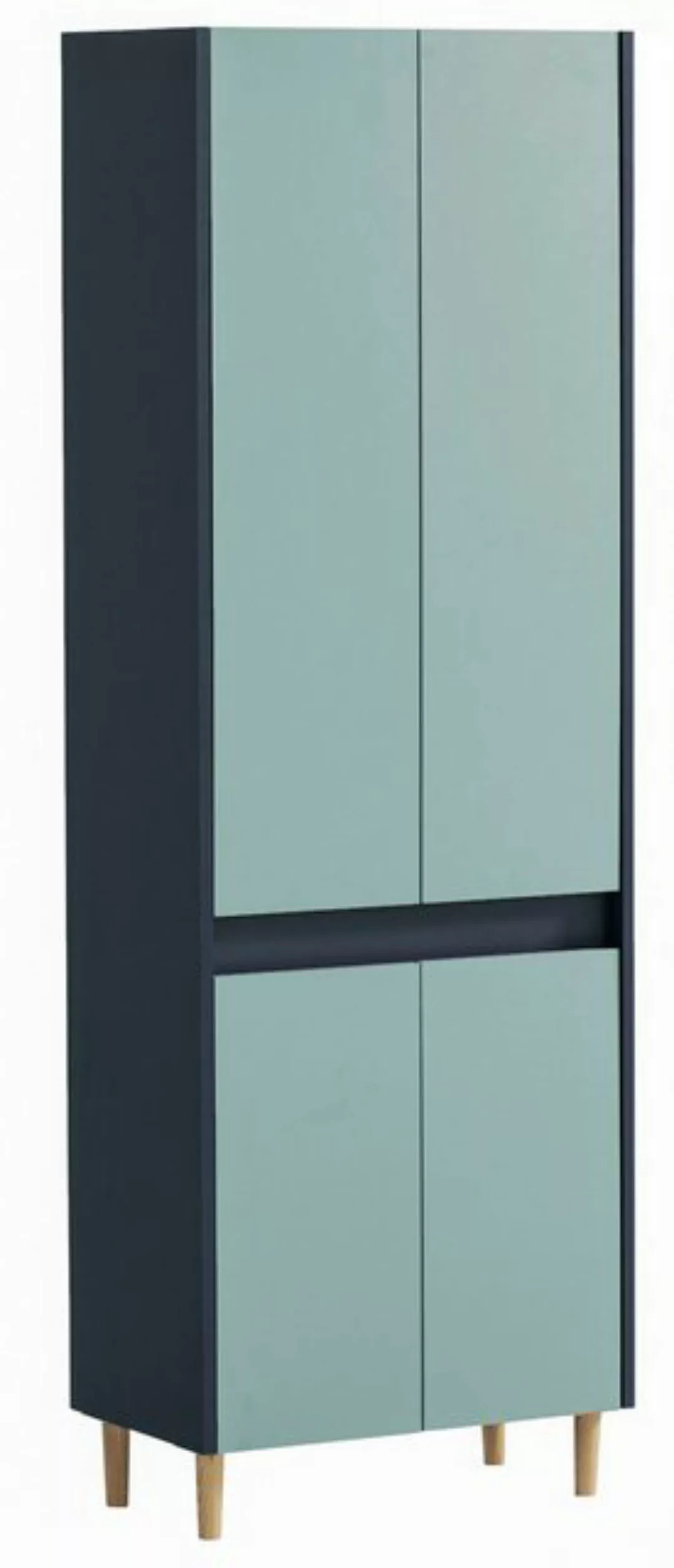 Schildmeyer Hochschrank Lovis, Breite 56 cm Metallbeschläge, Möbelfüße aus günstig online kaufen