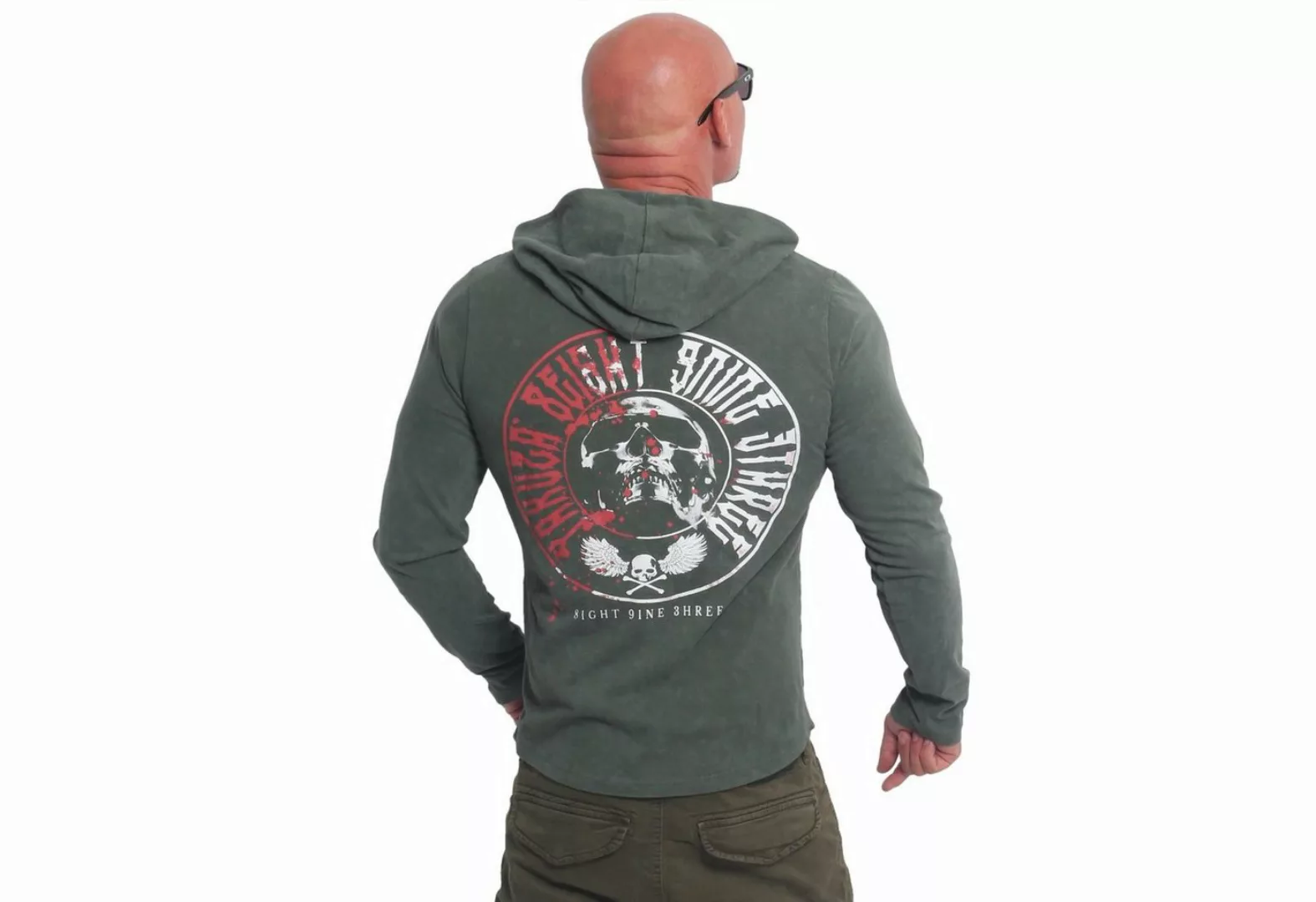 YAKUZA Langarmshirt Galvanic Circle im individuellen Used Look günstig online kaufen