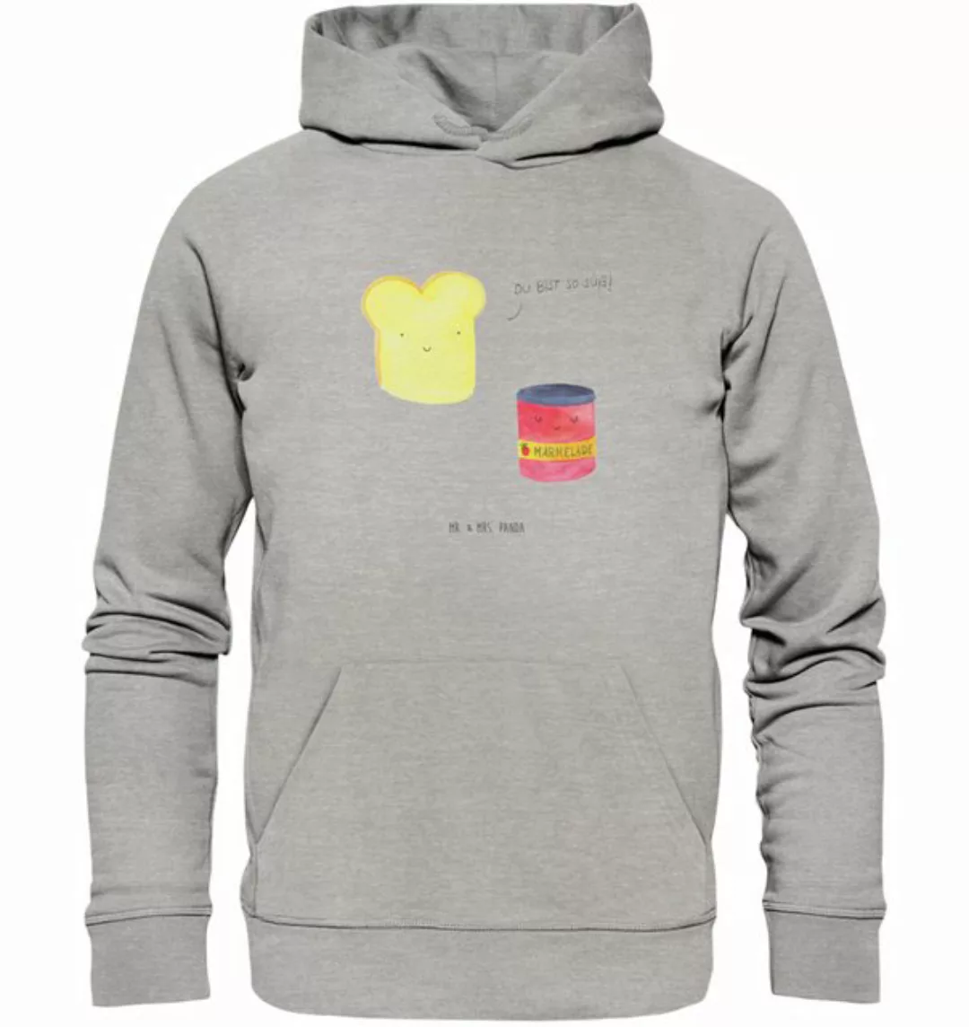 Mr. & Mrs. Panda Hoodie Größe L Toast Marmelade - Heather Grey - Geschenk, günstig online kaufen