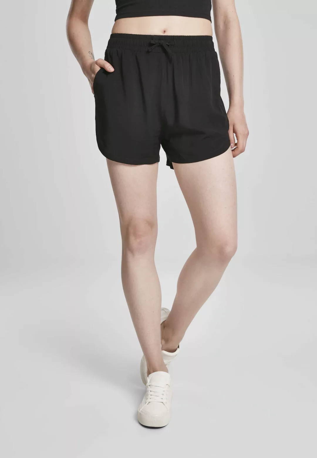 URBAN CLASSICS Stoffhose "Damen Ladies Viscose Resort Shorts", (1 tlg.) günstig online kaufen