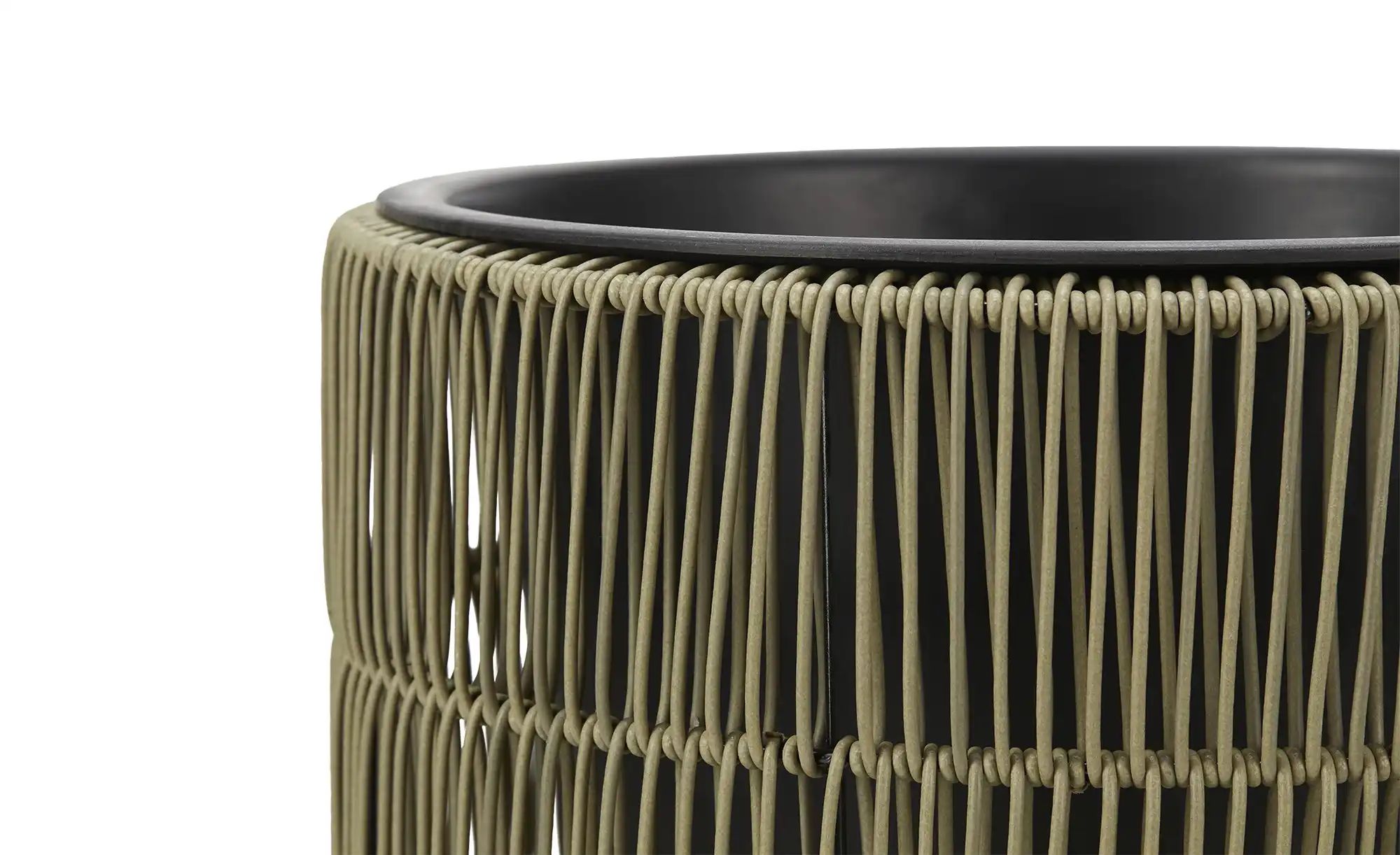 Pflanztopf auf Metallständer  3er Set   ¦ braun ¦ Polyethylen,Metall ¦ Maße günstig online kaufen