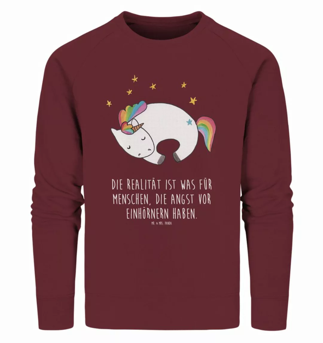 Mr. & Mrs. Panda Longpullover Größe L Einhorn Nacht - Burgundy - Geschenk, günstig online kaufen