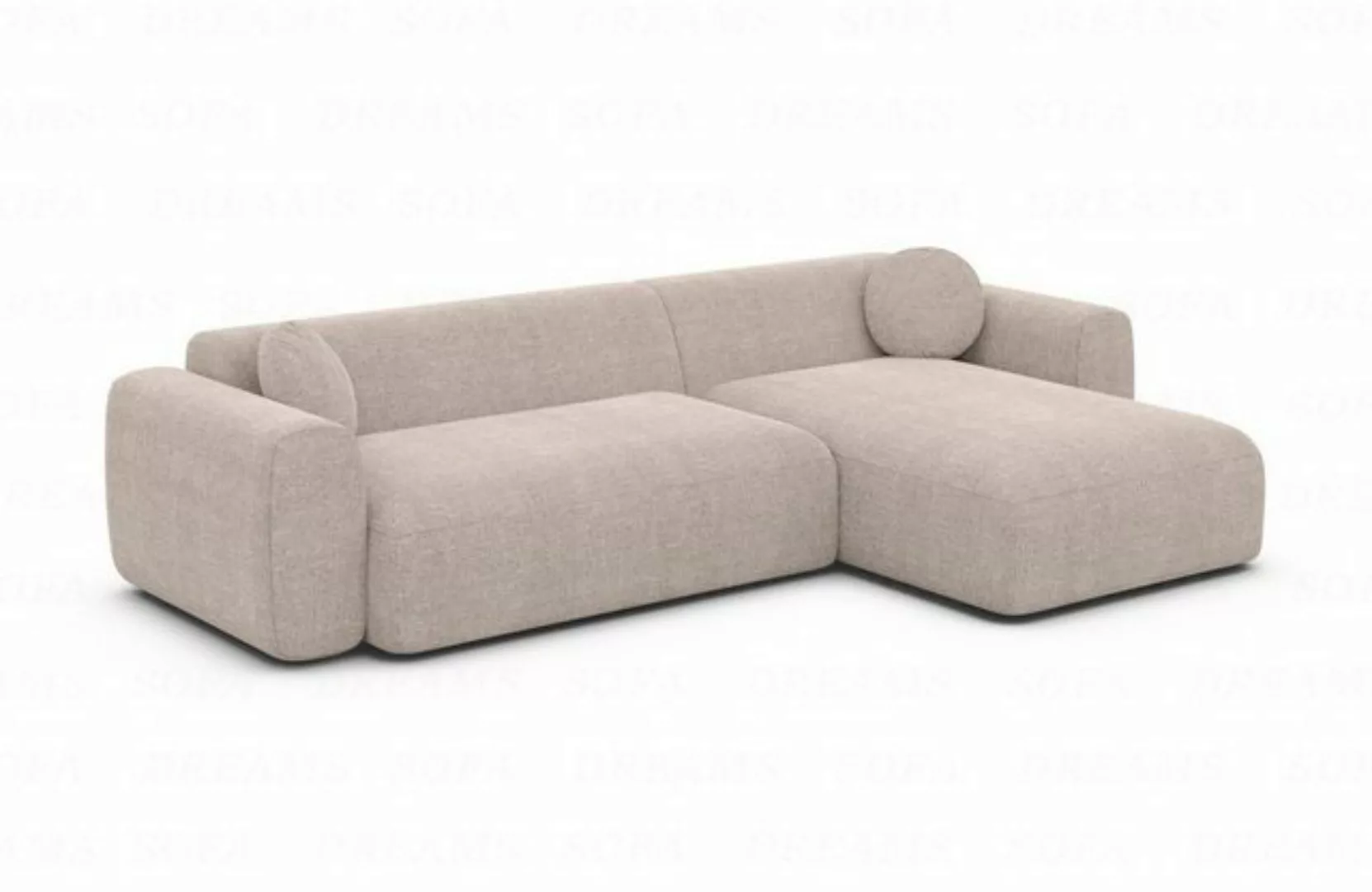 Sofa Dreams Ecksofa Polster Ecksofa Design Couch Cortegada L Form kurz Stof günstig online kaufen