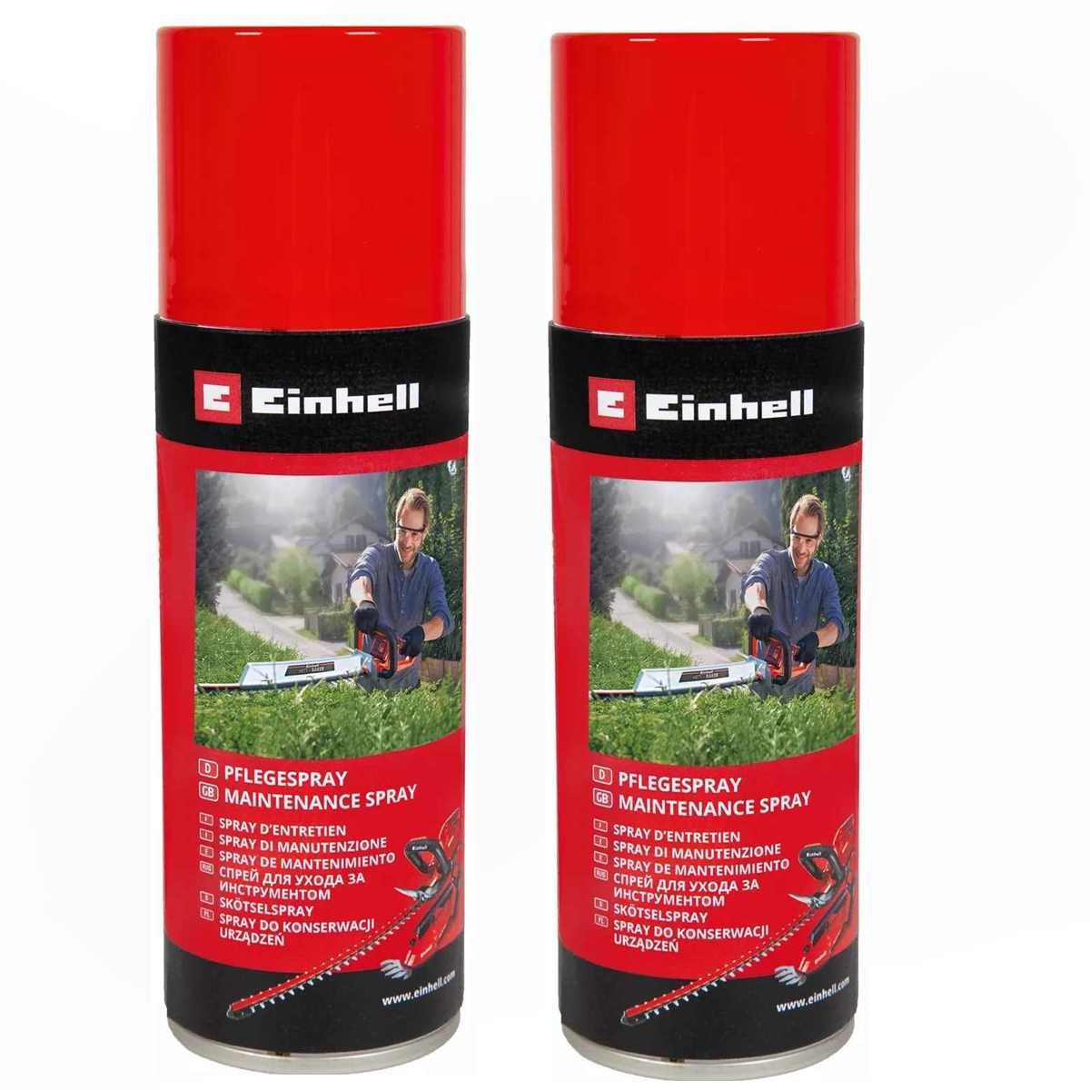 Einhell Akku-Heckenschere 2 x Pflegespray für günstig online kaufen