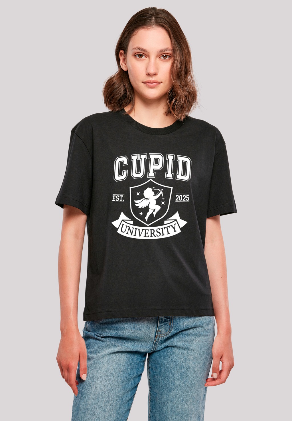 F4NT4STIC T-Shirt "Cupid University Valentinstag", Premium Qualität günstig online kaufen