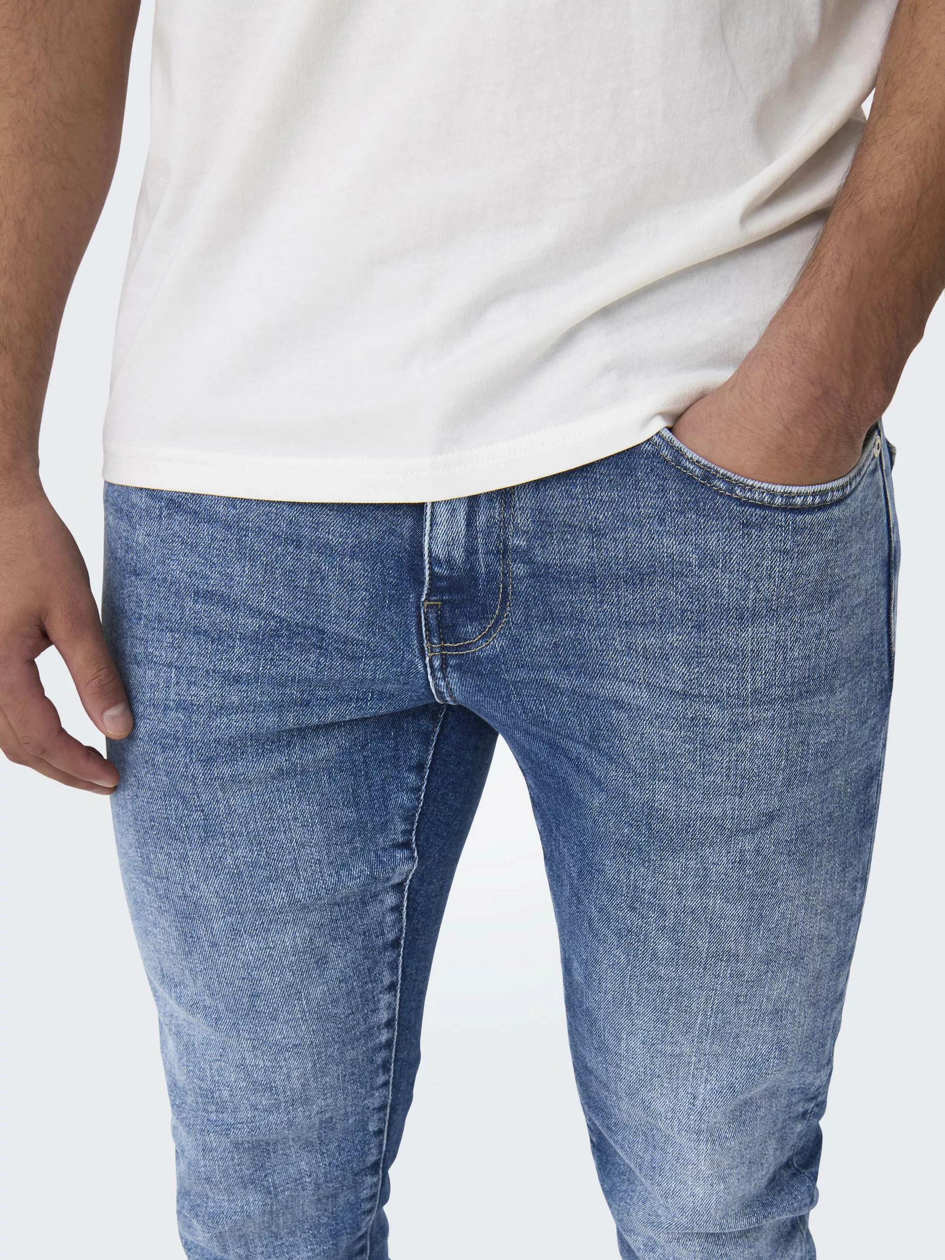 ONLY & SONS Straight-Jeans "ONSWEFT REGULAR WB 0021 TAI DNM NOOS", im 4-Poc günstig online kaufen