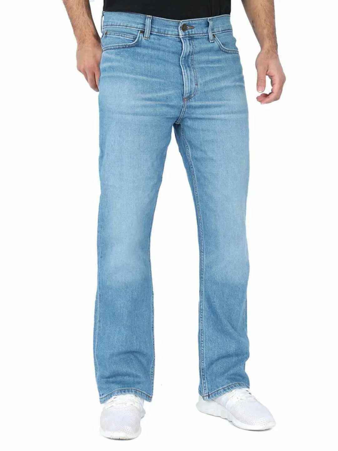 Lee® Bootcut-Jeans Regular Stretch Hose - 70s Bootcut Hellblau günstig online kaufen