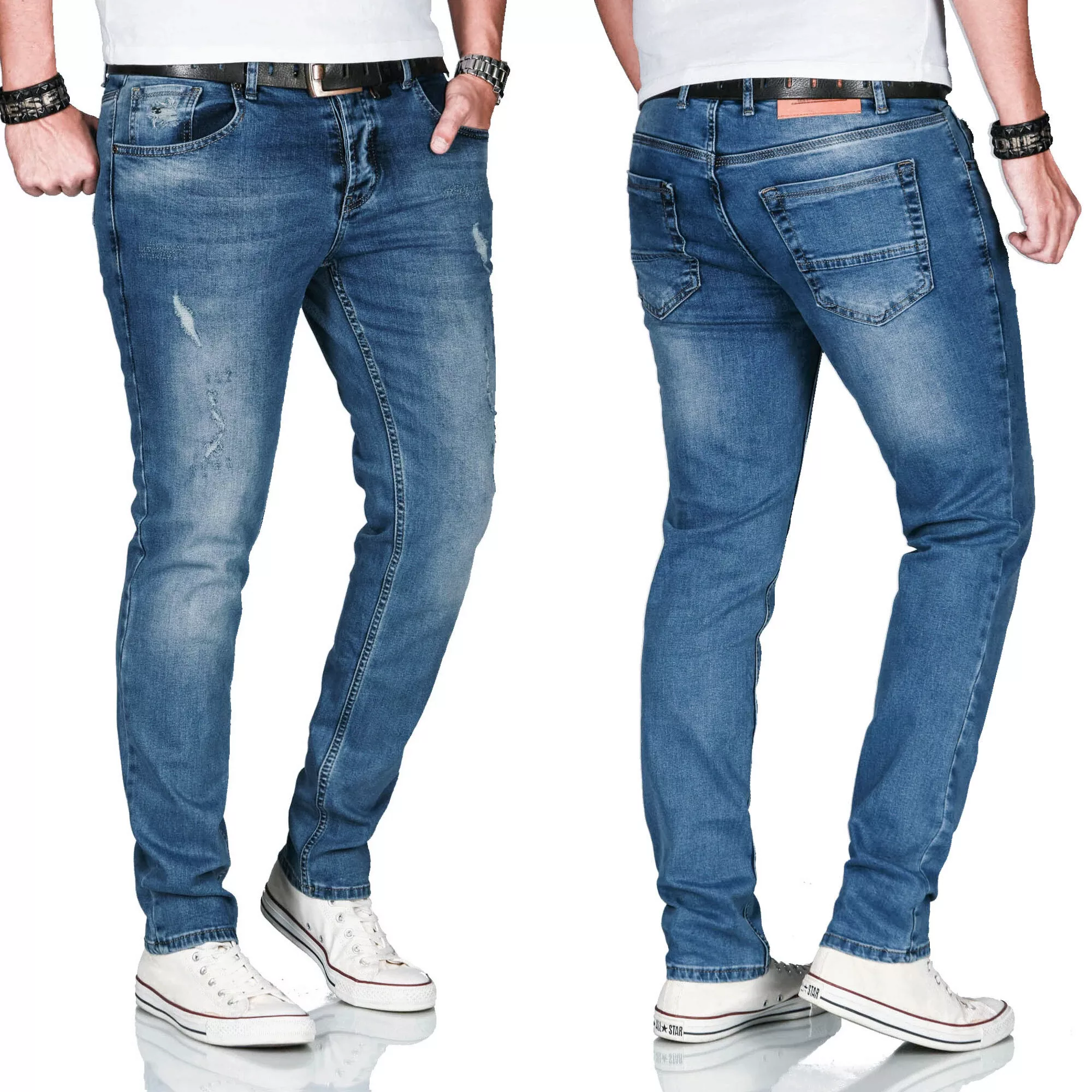 Alessandro Salvarini Straight-Jeans ASCatania mit used look Effekt und mit günstig online kaufen