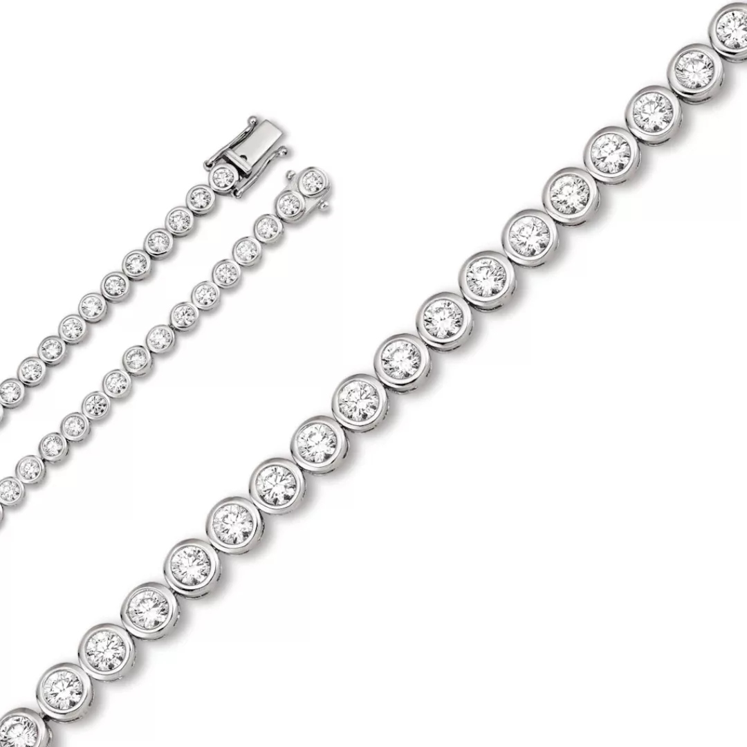 ONE ELEMENT Silberarmband "Zirkonia Armband aus 925 Silber 19 cm Ø 4,30 mm" günstig online kaufen