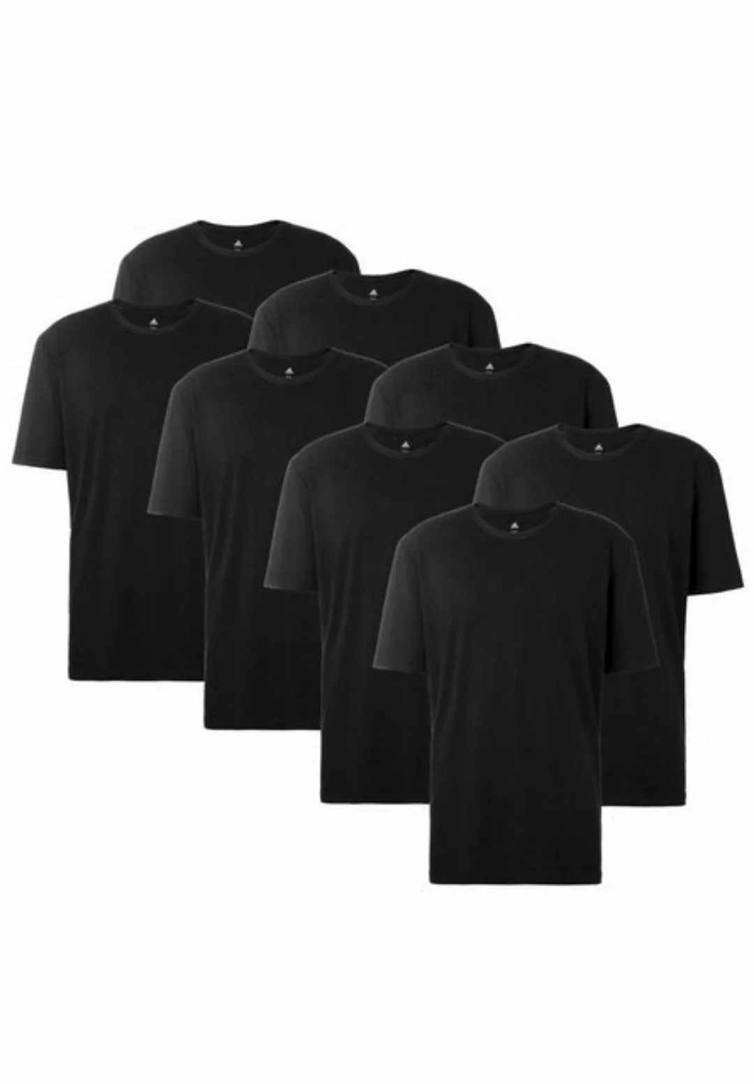adidas Performance Poloshirt Crew Neck T-Shirt (8PK) (Packung, 8-tlg., 8er- günstig online kaufen