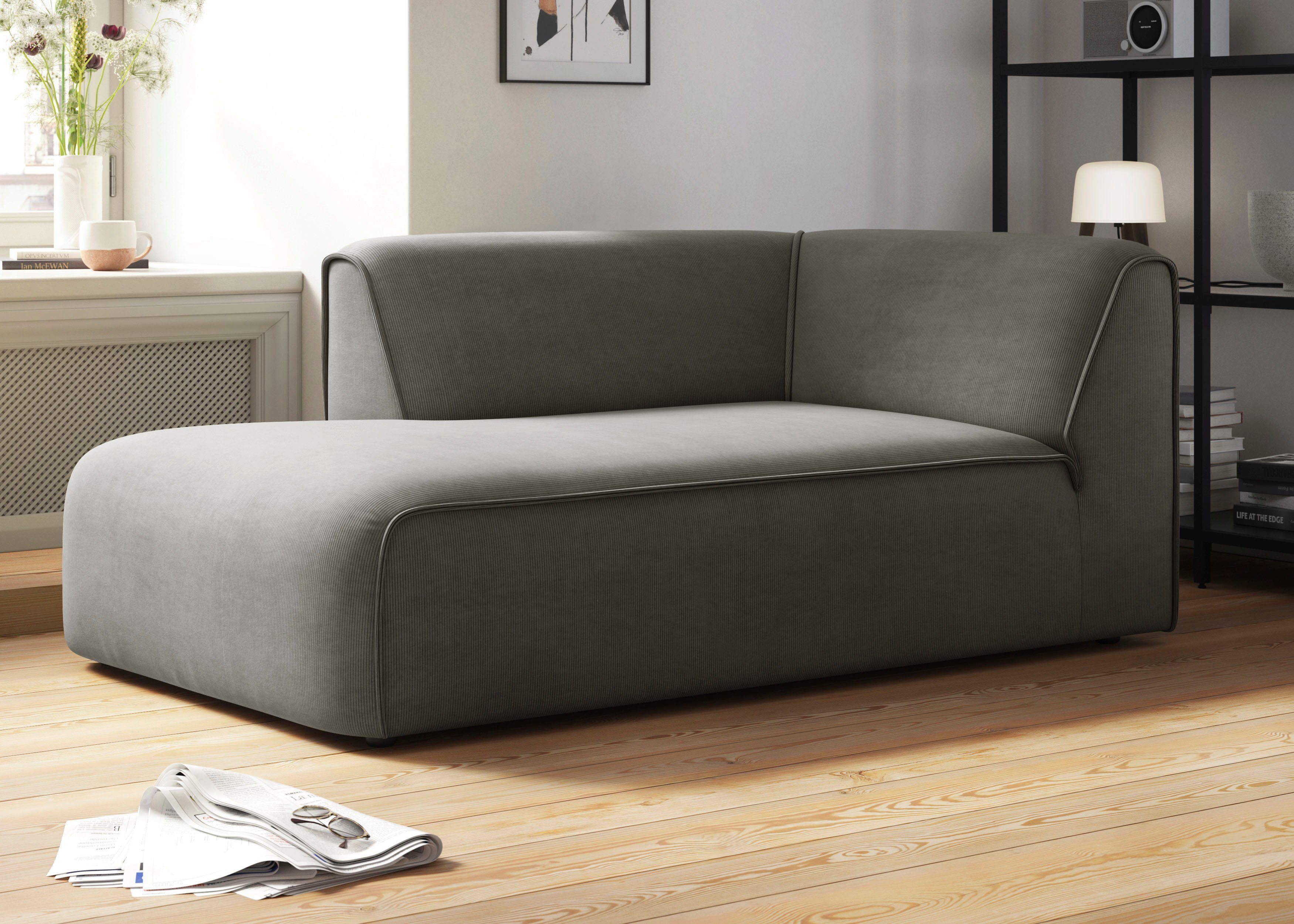 RAUM.ID Ottomane "Merid Chaiselongue, Maße B/T/H: 100/162/70 cm", als Modul günstig online kaufen