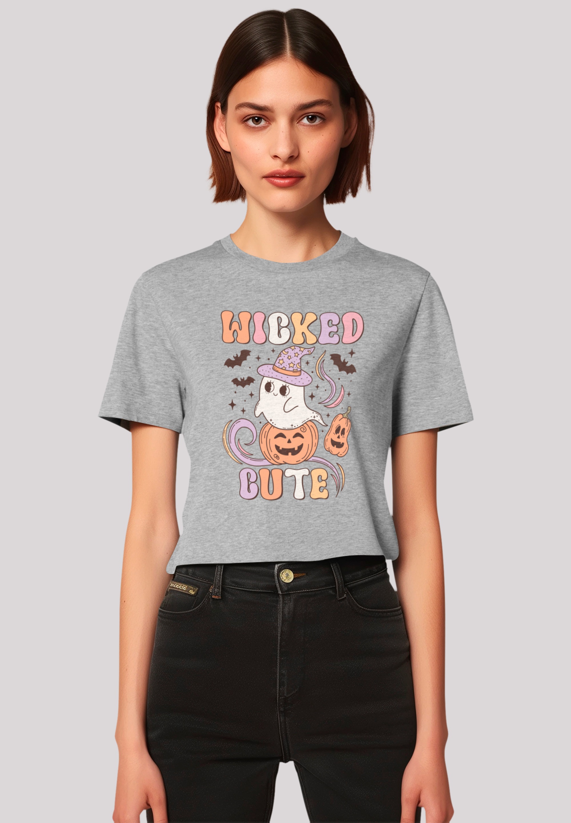 F4NT4STIC T-Shirt "Retro Halloween Wicked Cute", Premium Qualität, Hallowee günstig online kaufen