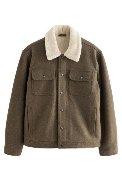 Next Blouson Truckerjacke mit Teddyfellkragen (1-St) günstig online kaufen