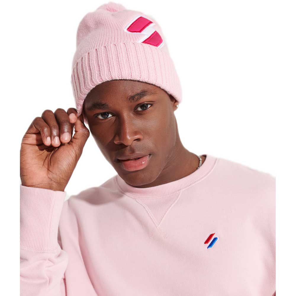 Superdry Logo Mütze One Size Roseate Pink günstig online kaufen