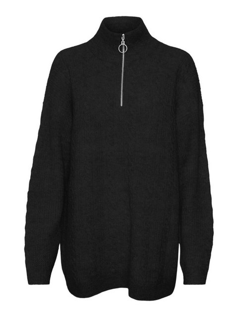 Vero Moda Stehkragenpullover VMMILI LS HIGHNK LONG ZIP PULLOVE GA BOO mit g günstig online kaufen